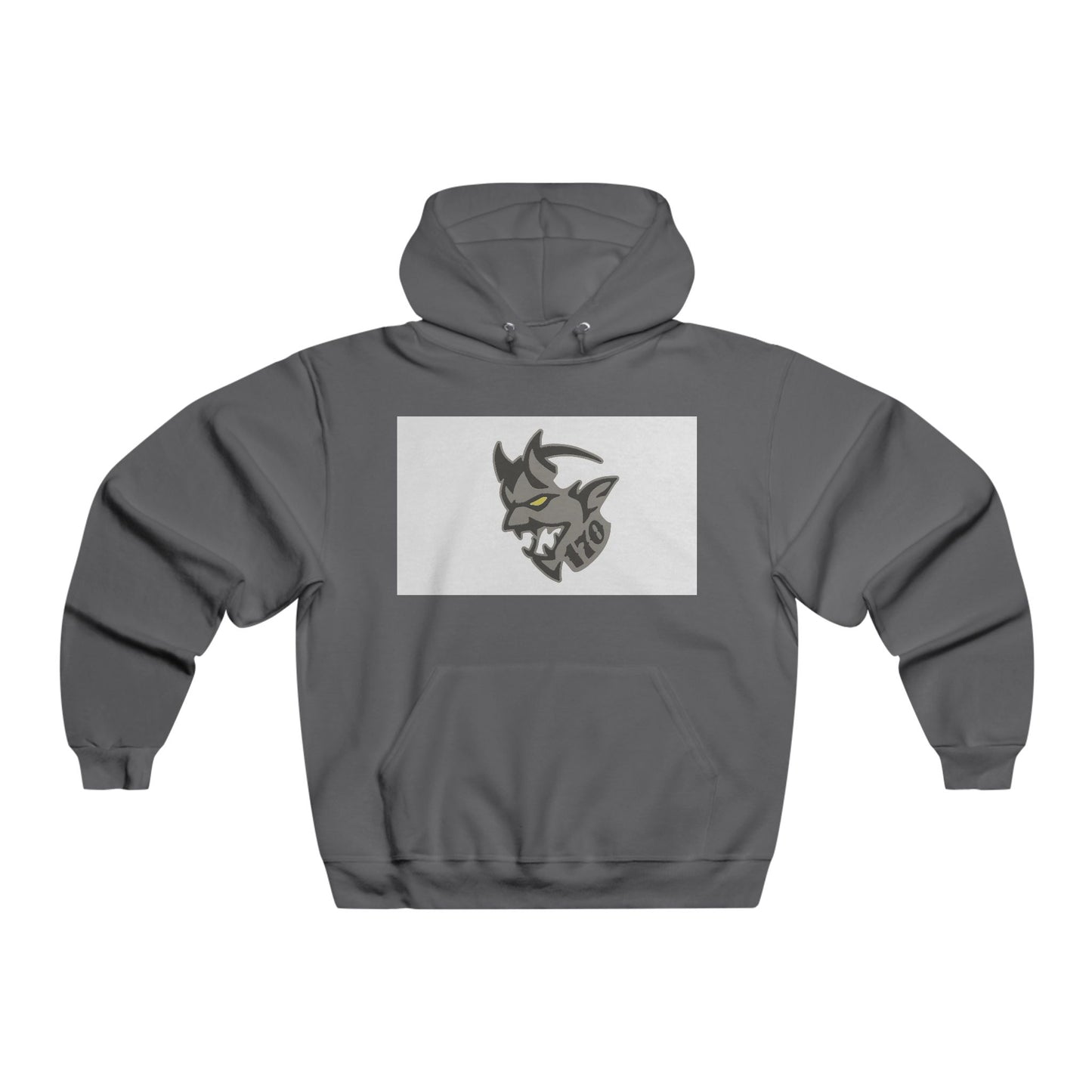 Men's NUBLEND® Hooded Sweatshirt with Graphic Design, Cozy Hoodie, Casual Wear, Gift for Him, Fall Fashion, Relaxed Style