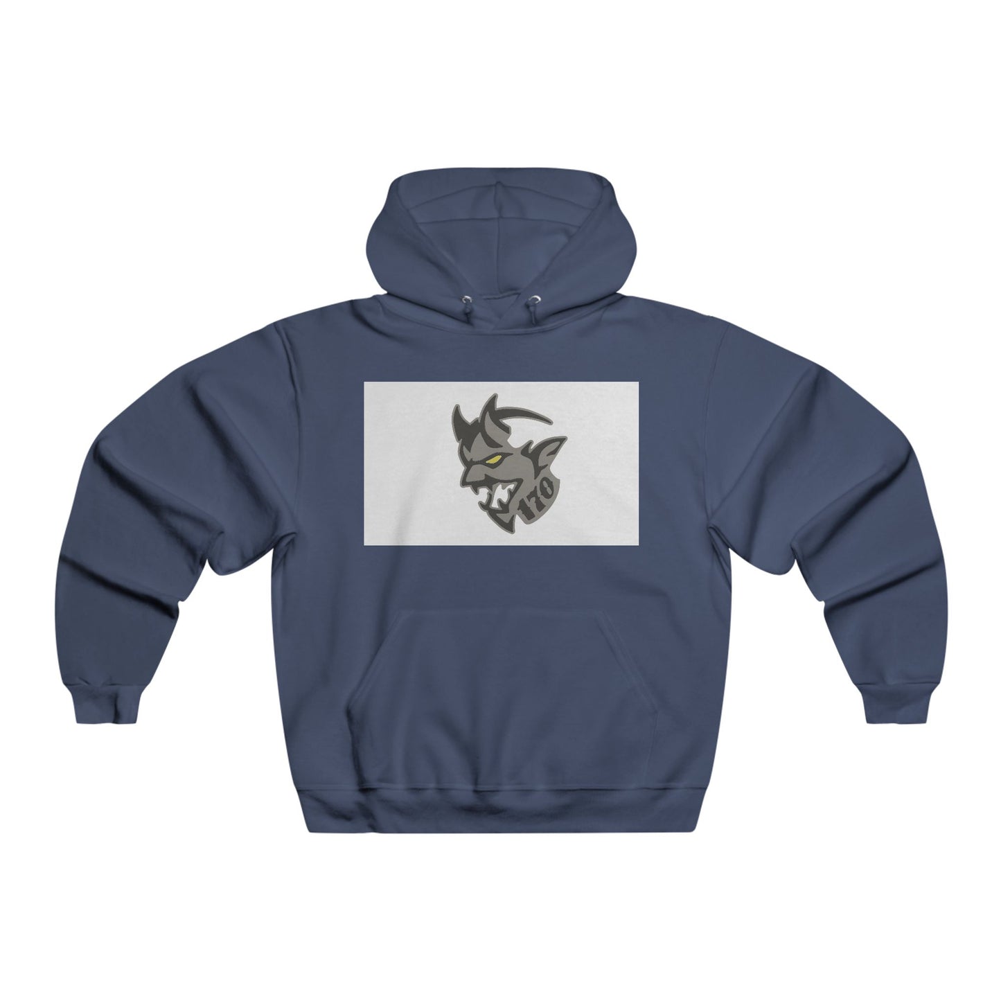 Men's NUBLEND® Hooded Sweatshirt with Graphic Design, Cozy Hoodie, Casual Wear, Gift for Him, Fall Fashion, Relaxed Style