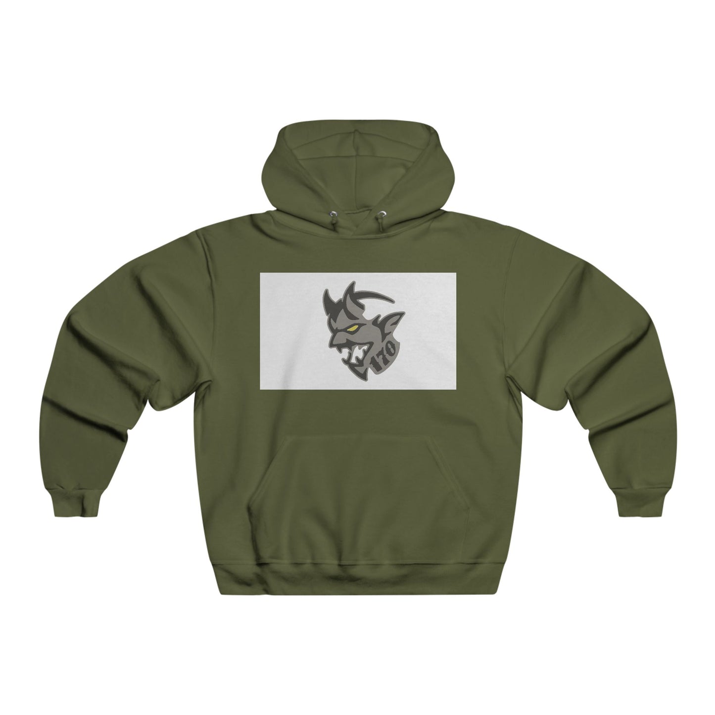 Men's NUBLEND® Hooded Sweatshirt with Graphic Design, Cozy Hoodie, Casual Wear, Gift for Him, Fall Fashion, Relaxed Style