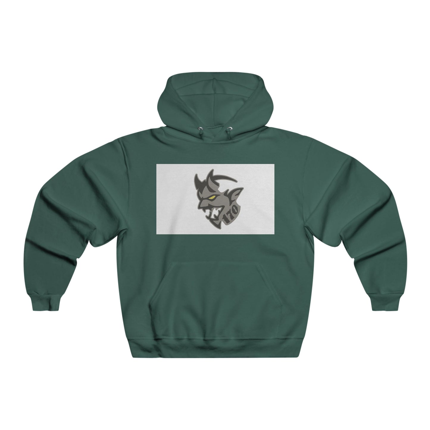 Men's NUBLEND® Hooded Sweatshirt with Graphic Design, Cozy Hoodie, Casual Wear, Gift for Him, Fall Fashion, Relaxed Style