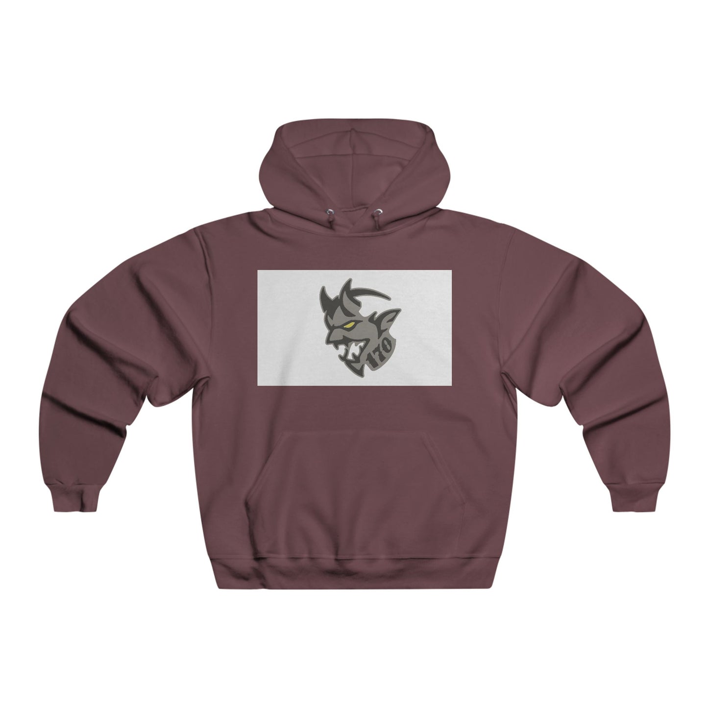 Men's NUBLEND® Hooded Sweatshirt with Graphic Design, Cozy Hoodie, Casual Wear, Gift for Him, Fall Fashion, Relaxed Style