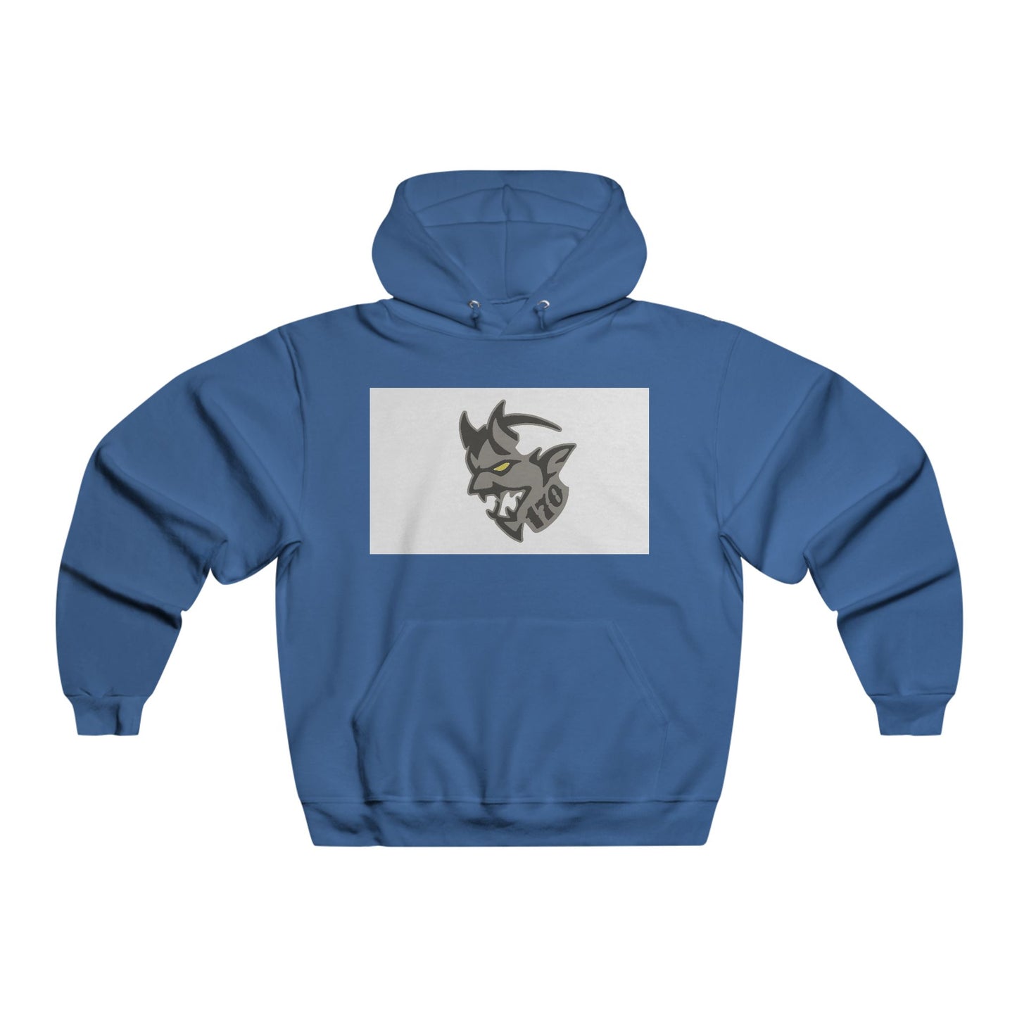Men's NUBLEND® Hooded Sweatshirt with Graphic Design, Cozy Hoodie, Casual Wear, Gift for Him, Fall Fashion, Relaxed Style
