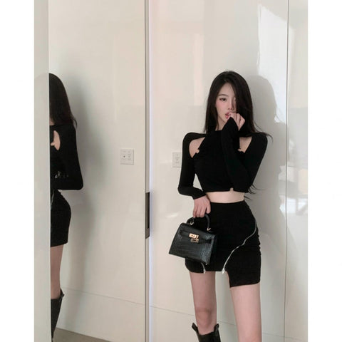 Black And White Panelled Quilted Oversized Leather Jacket