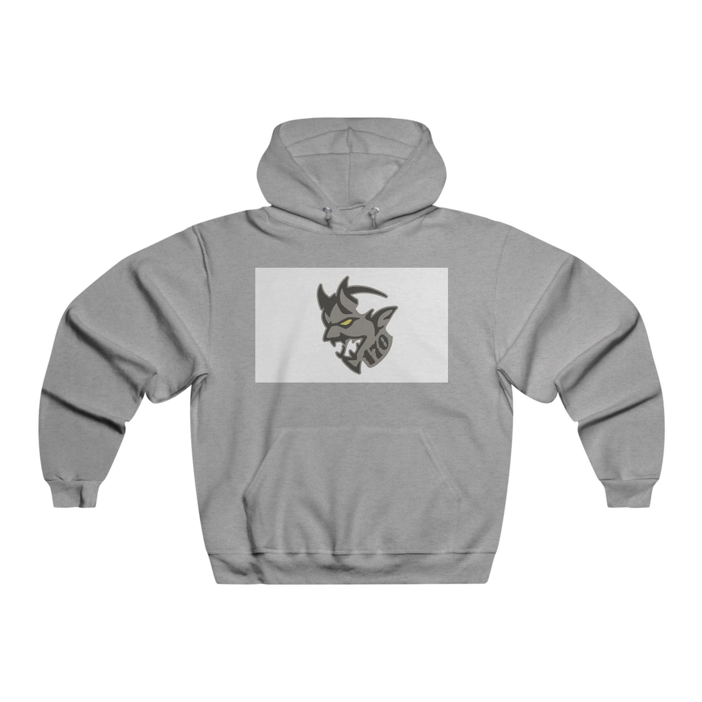 Men's NUBLEND® Hooded Sweatshirt with Graphic Design, Cozy Hoodie, Casual Wear, Gift for Him, Fall Fashion, Relaxed Style